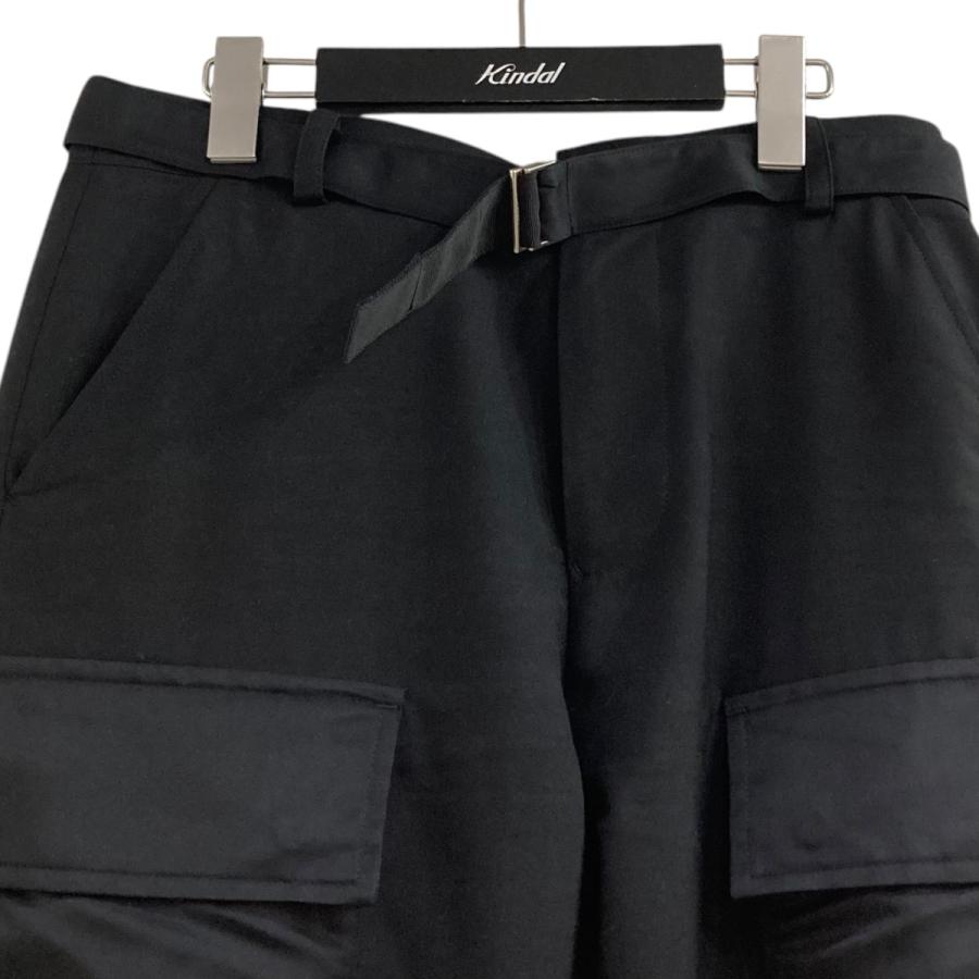 sacai（サカイ） スーチングナイロンツイルパンツ 24-07512 ブラック