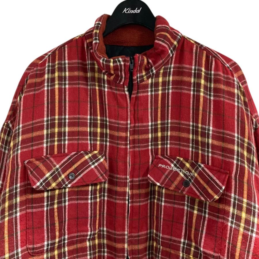 値下げ】PROJECT G／R ジップアップジャケット PADDED CHECK SHIRTS