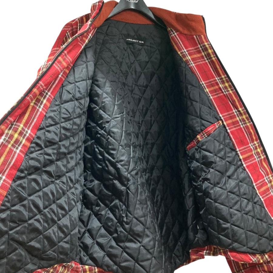 値下げ】PROJECT G／R ジップアップジャケット PADDED CHECK SHIRTS