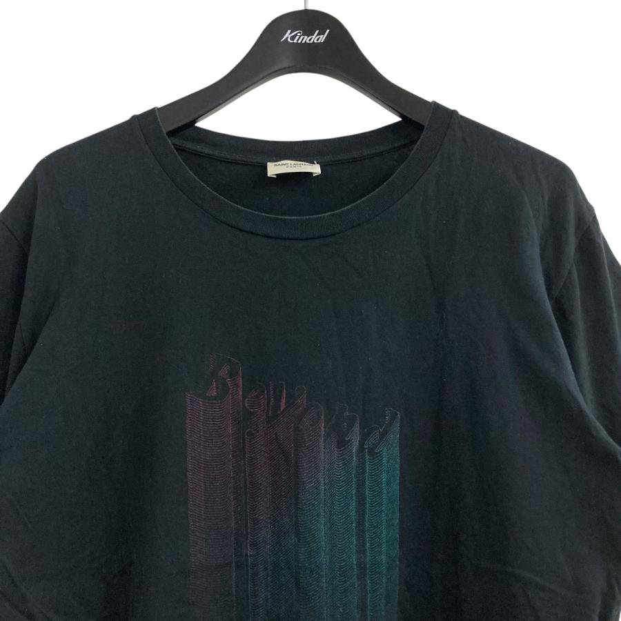 値下げ】Saint Laurent Paris プリントTシャツ 525498 ブラック サイズ