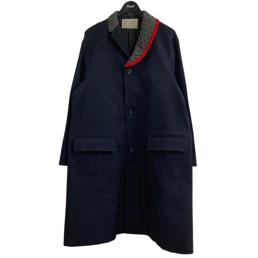 Kolor カラー　コート　サイズ2 Color（カラー） 【値下げ】KOLOR ラペル切替コート ネイビー サイズ
