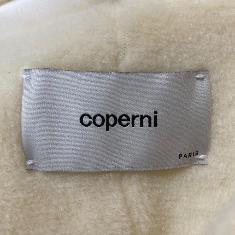 値下げ】COPERNI ファードッキングコート ホワイト×アイボリー サイズ 