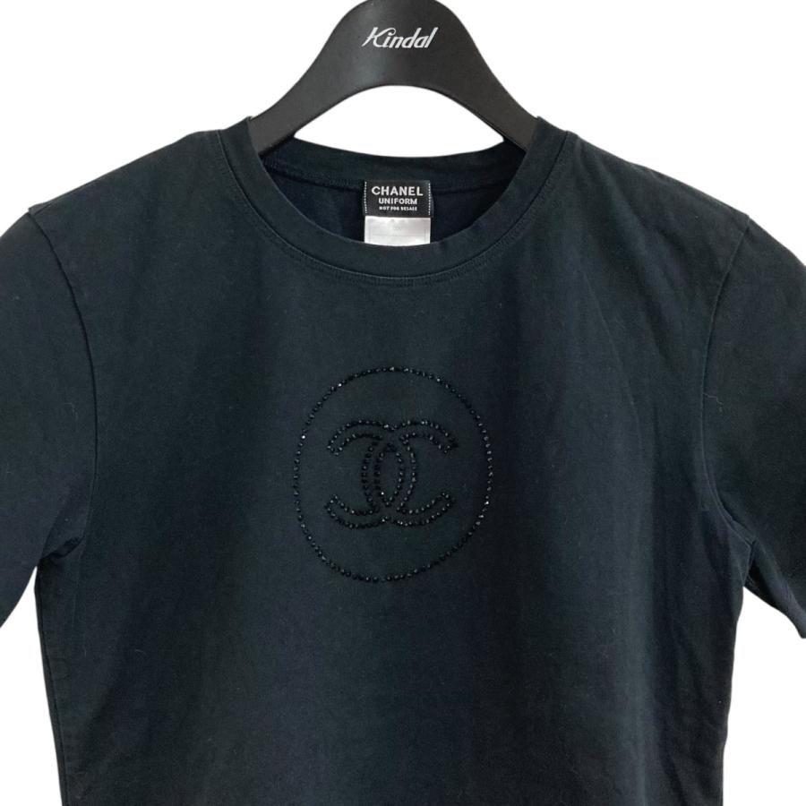 シャネル　Chanel ユニフォーム　タンクトップ　非売品　ココマーク　新品 CHANEL シャネル タンクトップ ココマーク 黒 (ブラック)/白