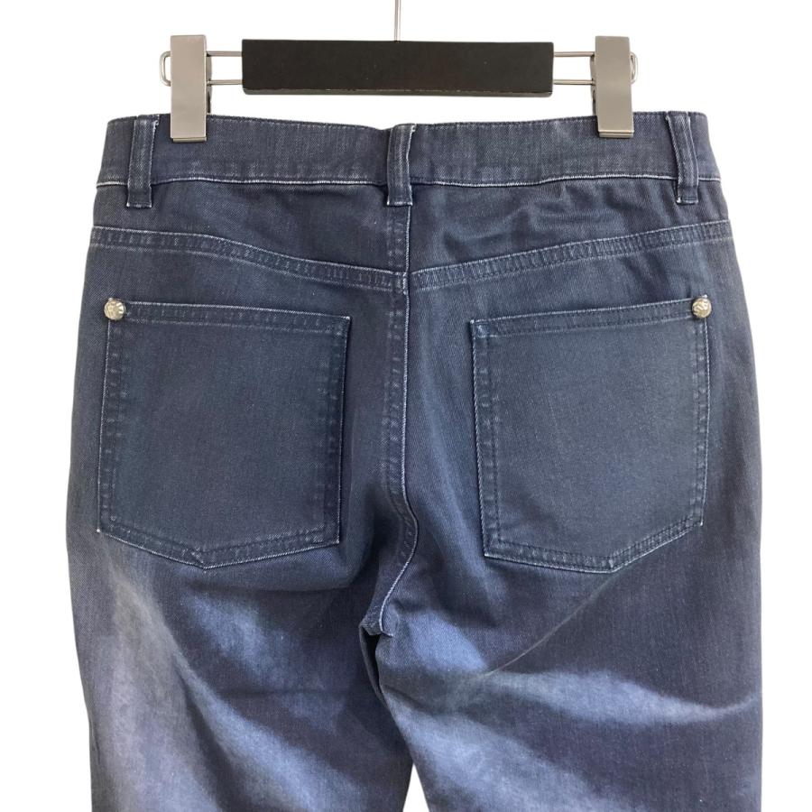 CHANELサイズ34専用出品 CHANEL 【値下げ】CHANEL パンツ ネイビー×ホワイト サイズ：34