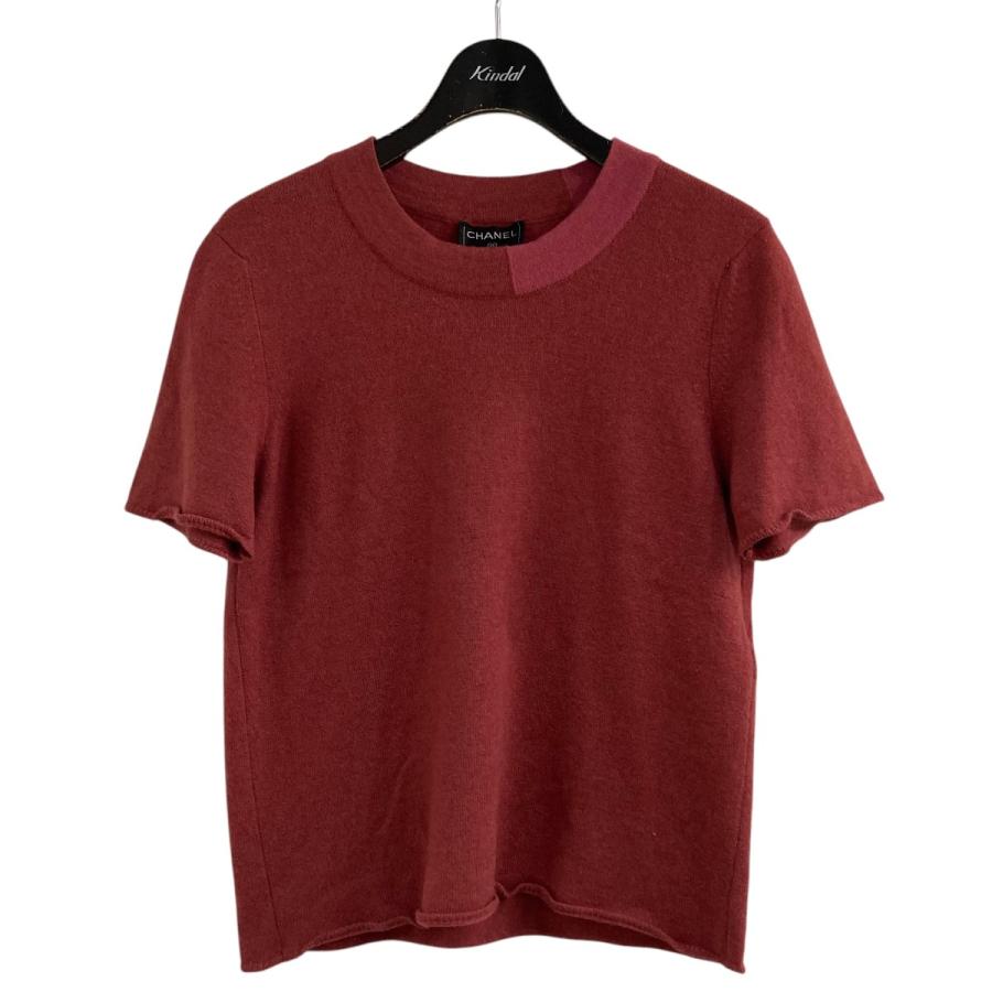 CHANEL（シャネル） 【値下げ】CHANEL ニットTシャツ オレンジ サイズ 
