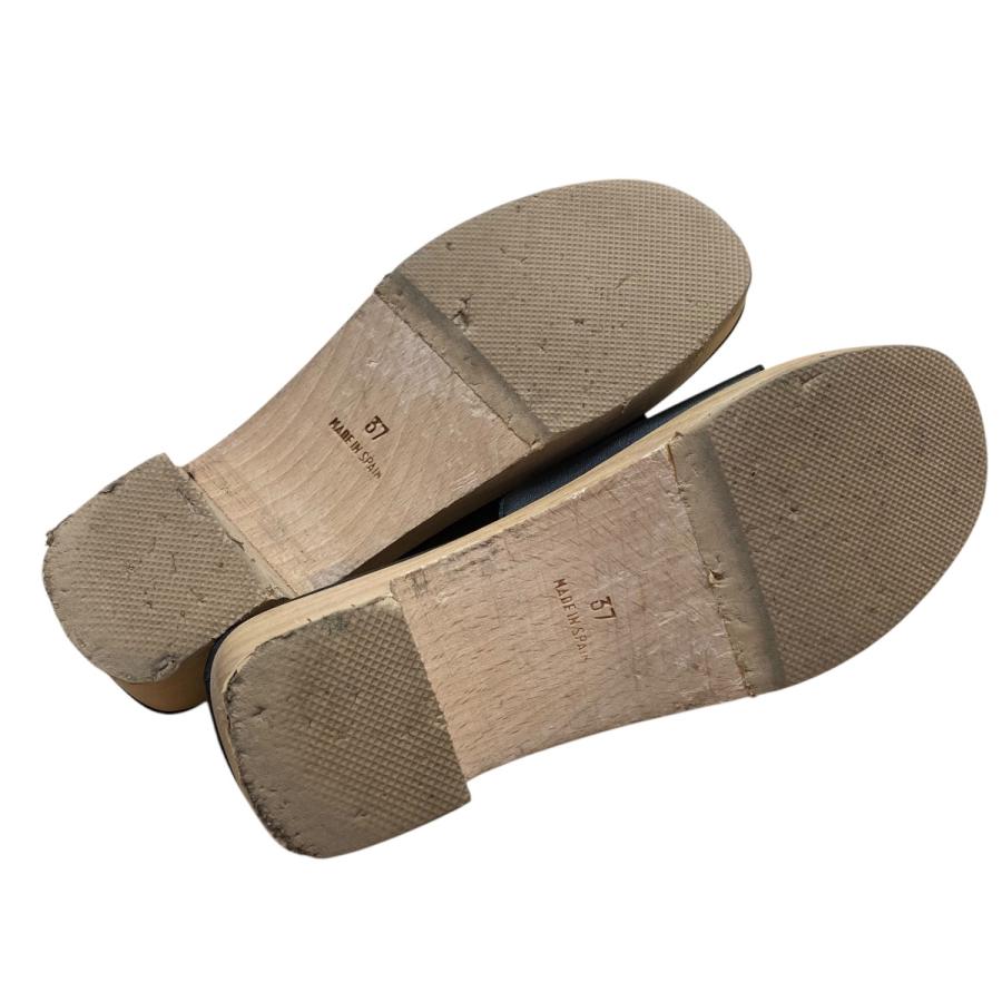 ケブラール　37 エルメス HERMES エルメス ケブラール レザー サンダル サイズ37 箱付き