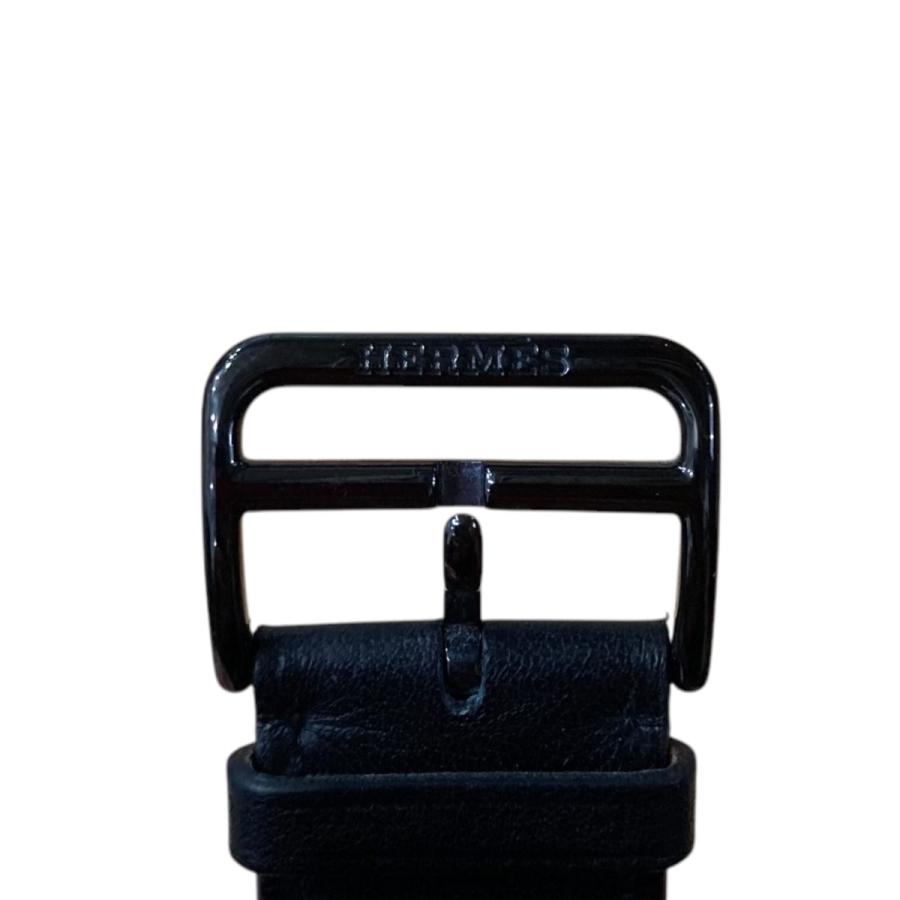 エルメス HERMES APPLE WATCH レザーバンド ブラック サイズ