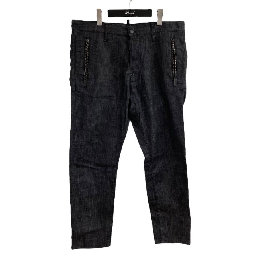 DSQUARED2 【値下げ】DSQUARED2 クロップドデニムパンツ ブラック