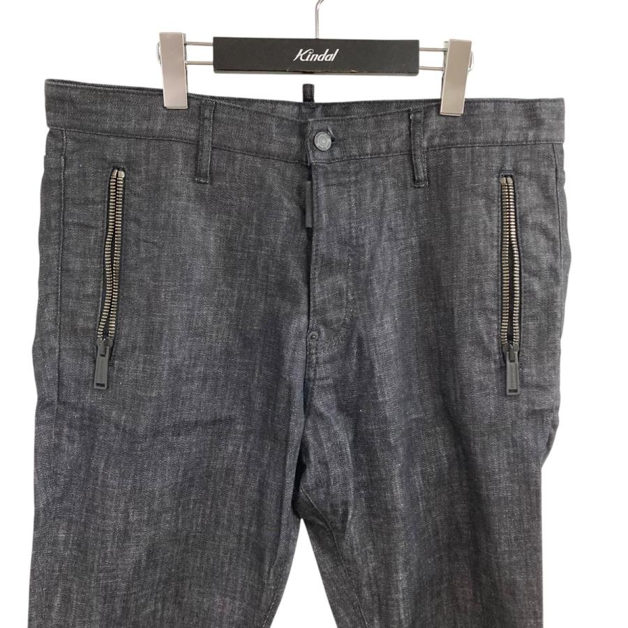 DSQUARED2 【値下げ】DSQUARED2 クロップドデニムパンツ ブラック