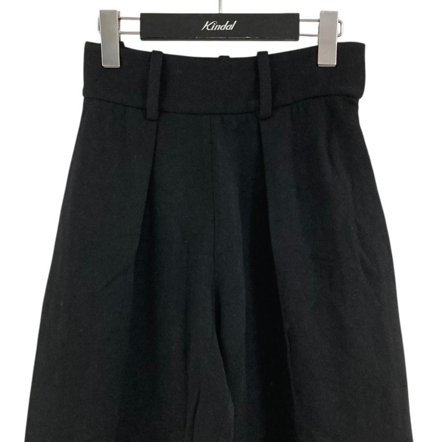HERMES / ワイドパンツ/34/ウール/BLK HERMES 【値下げ】HERMES ウールパンツ ブラック サイズ：34 (新宿店