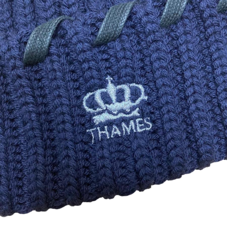 【値下げ】Thames WHIPSTITCH BEANIE INK ニット帽 ネイビー サイズ：F (EC) | テムズ | 02