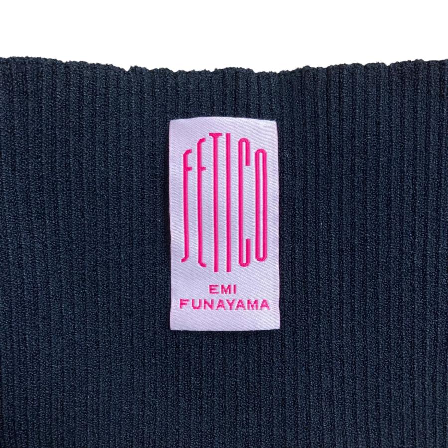 fetico STRIPE KNIT SHORT CARDIGAN カーディガン STRIPE KNIT SHORT CARDIGAN｜FETICO