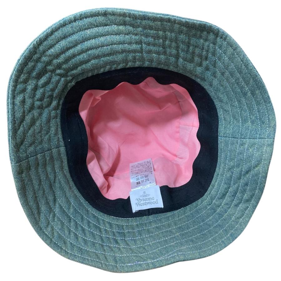 Vivienne Westwood キルティング バケットハット グリーン Vivienne Westwood ヴィヴィアンウエストウッド キルティング