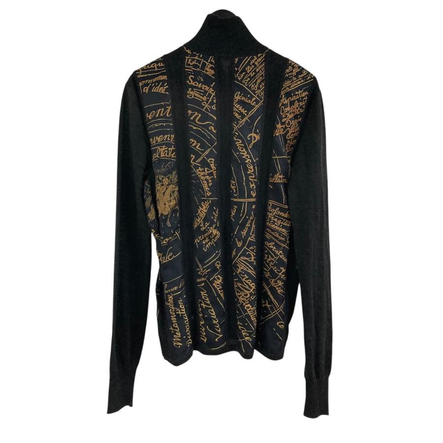 HERMES（エルメス） 【値下げ】HERMES シルク切替カシミヤジップアップ