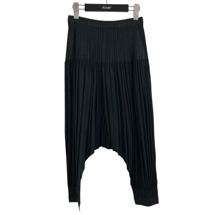 プリーツプリーズ　 パンツ ブラック サルエルパンツ　サイズ2 PLEATS PLEASE プリーツプリーズ プリーツサルエルパンツ