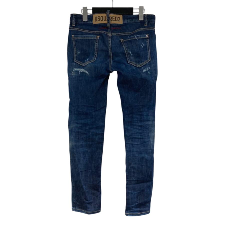 DSQUARED2 ダメージ加工 スキニーデニム 36 DSQUARED2 ダメージ加工 スキニーデニム 44インチ - メルカリ