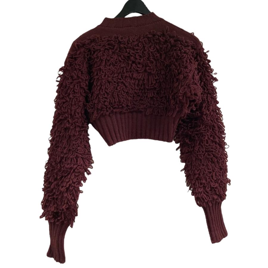最終価格‼️Molly Goddard × コムデギャルソン ニット カーディガン 値下げ】MOLLY GODDARD ニットカーディガン ブラウン サイズ：M (新宿