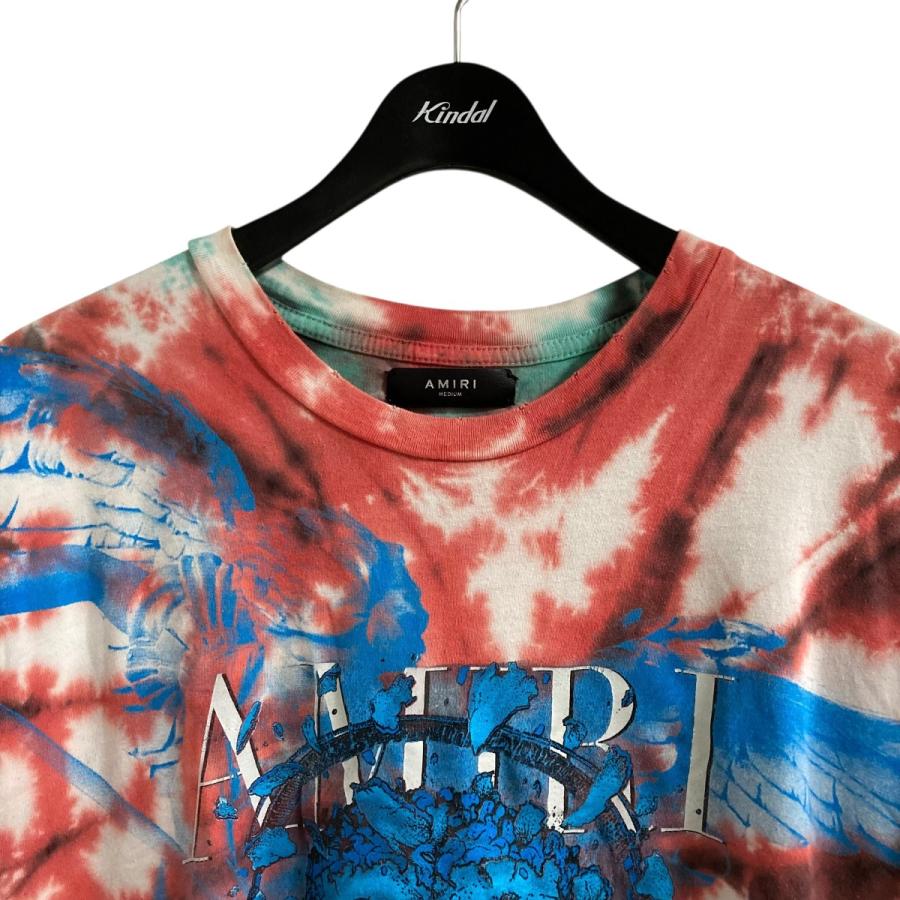 AMIRI（アミリ） タイダイプリントTシャツ レッド×ブルー サイズ：M 