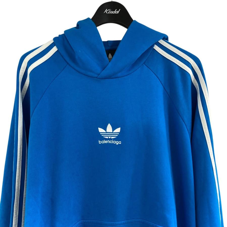 BALENCIAGA adidas バレンシアガアディダスパーカー　青1 BALENCIAGA（バレンシアガ） 【値下げ】BALENCIAGA×adidas プル