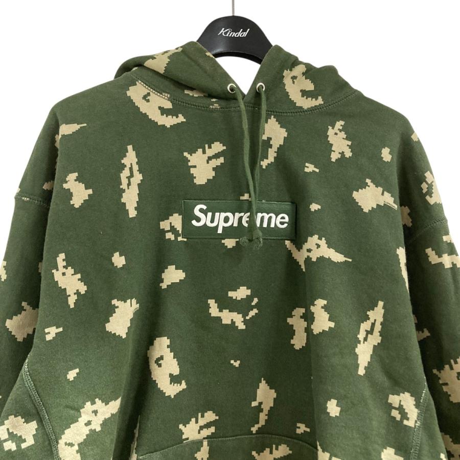 新品 Supreme Box Logo パーカー デジカモ 2021 M Supreme シュプリーム 21AW デジタルカモボックスロゴパーカー