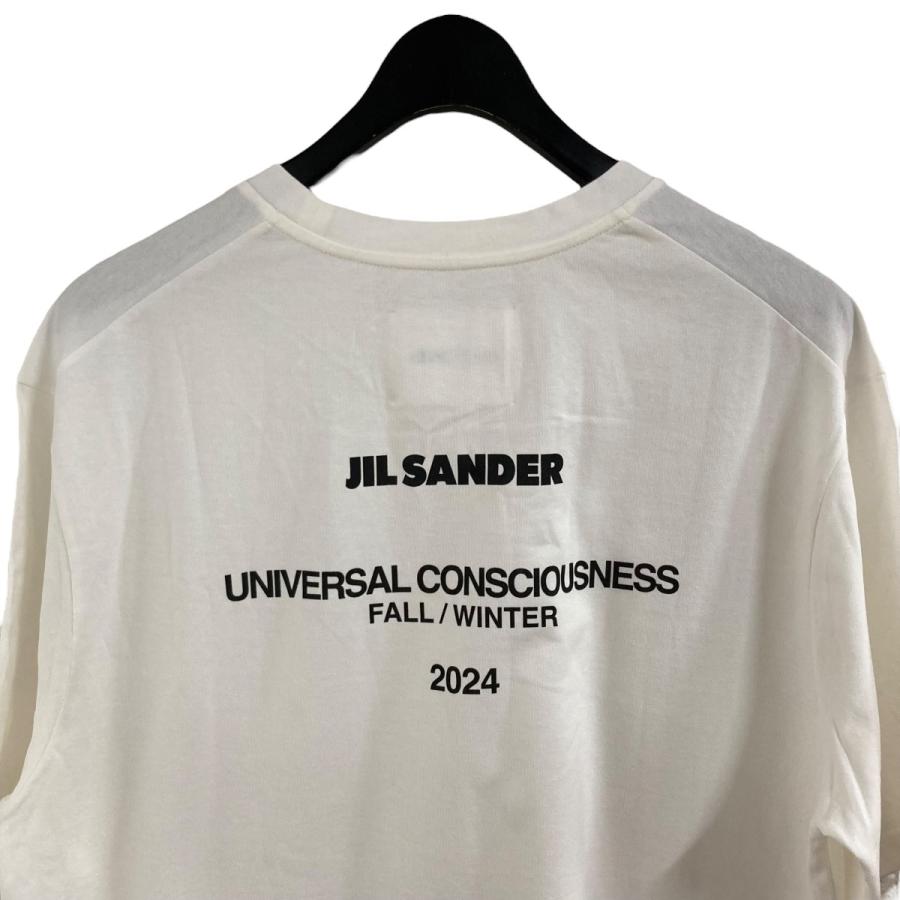 JIL SANDER ジルサンダー プリントTシャツ ホワイト サイズ：L