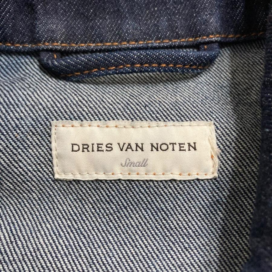 dries van noten ギャザー デニムジャケット インディゴ dries van noten ギャザー デニムジャケット インディゴ DRIES