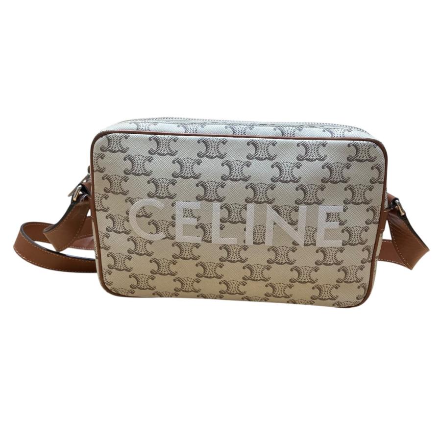 CELINE（セリーヌ） トリオンフメッセンジャーバッグ ホワイト