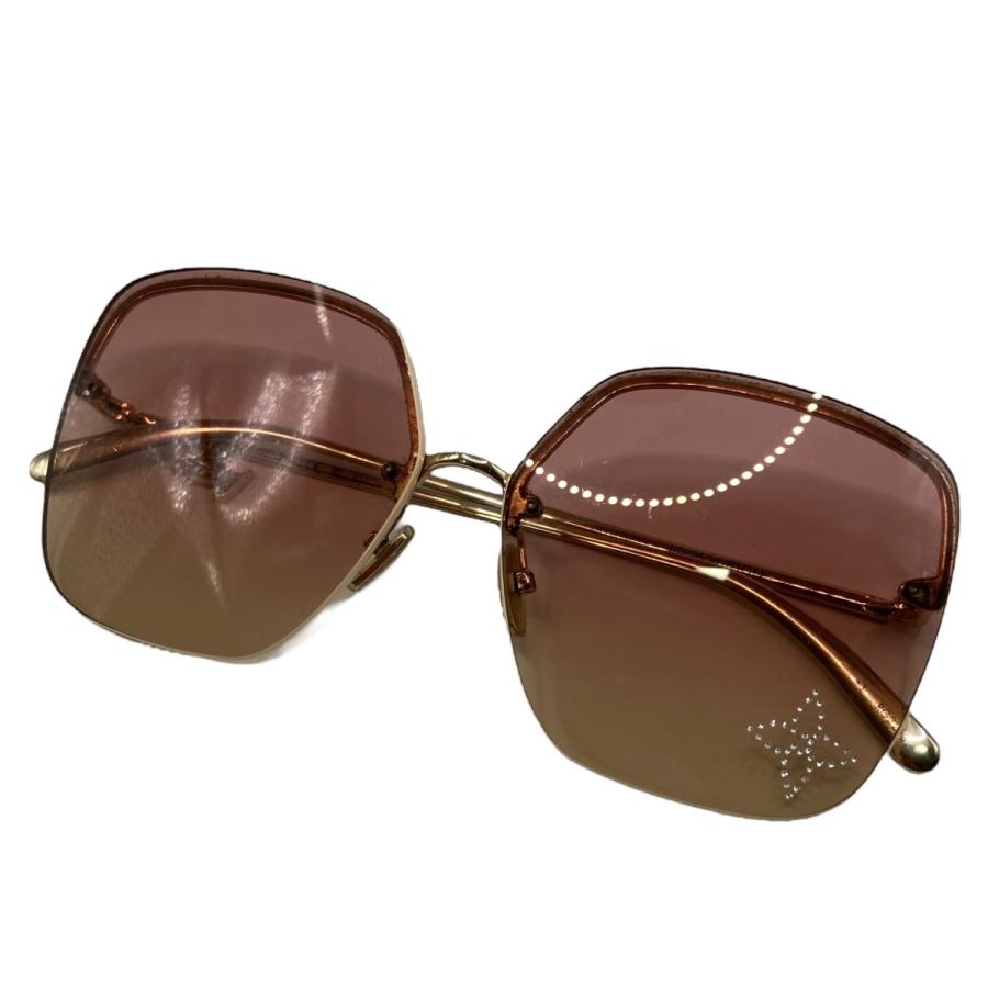 LOUIS VUITTON（ルイ・ヴィトン） サングラス ゴールド×クリアピンク