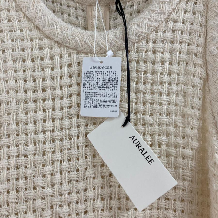 AURALEE 【値下げ】AURALEE 24SS ホームスパンサマーツイードメッシュ
