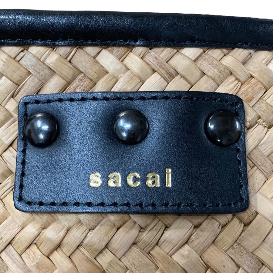 sacai ラフィア バッグ　ハンドバッグ　カゴ　サカイ sacai ラフィア バッグ ハンドバッグ カゴ サカイ sacai - sacai
