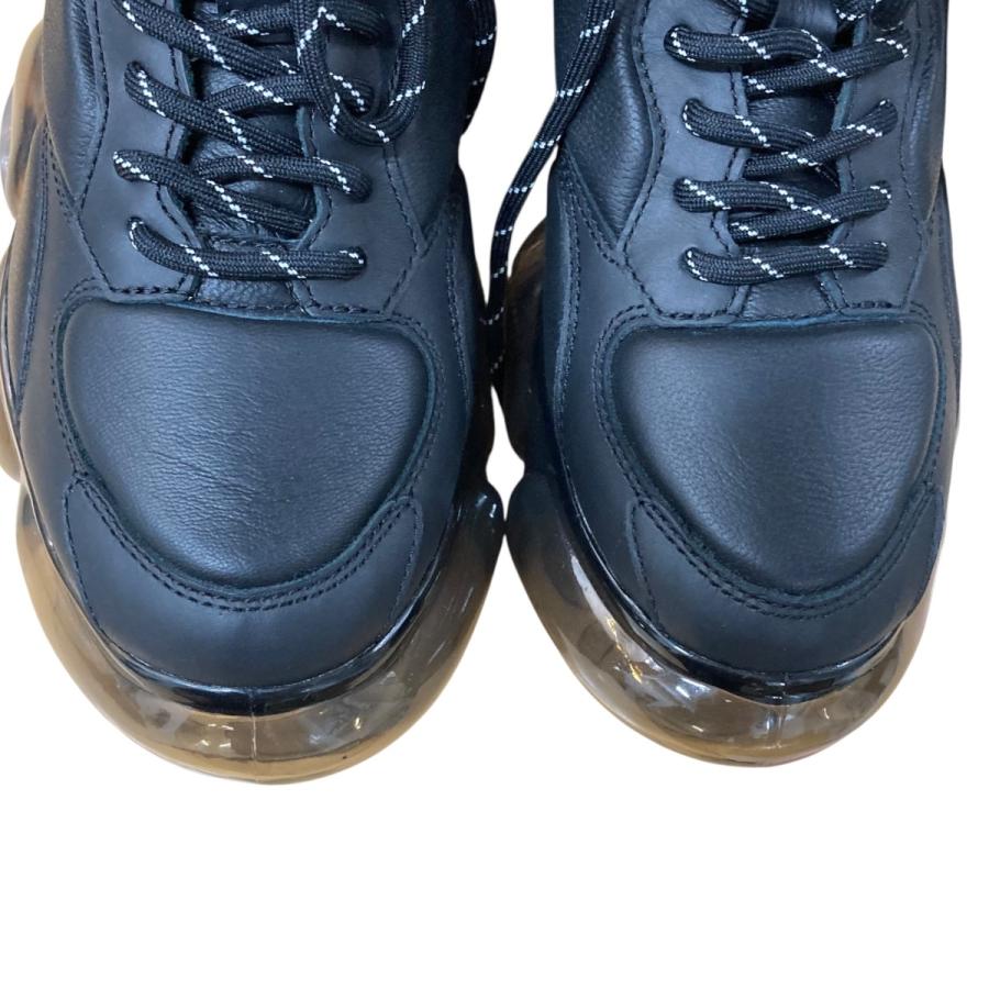 grounds スニーカー　ハイカット　24cm 黒　ブラック VORTEX HIGH CUT - BLACK CANVAS ZIP X BLACK(ボーテックス