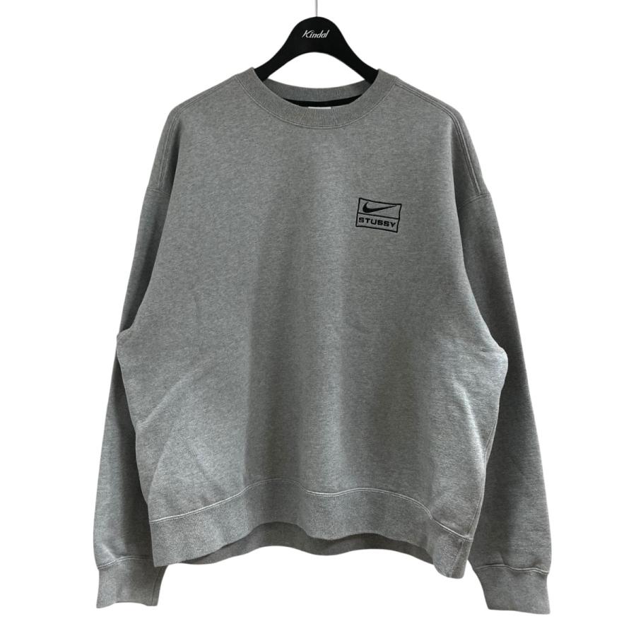 か*様 【サイズS】 STUSSY Nike クルーネックスウェット グレー Nike x Stussy グレー クルーネックスウェット