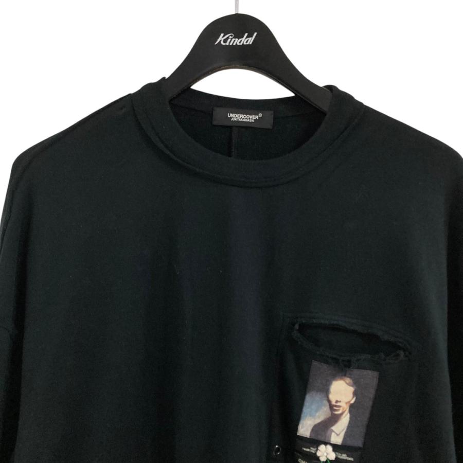UNDERCOVER（アンダーカバー） 裏起毛レイヤードスウェット ブラック
