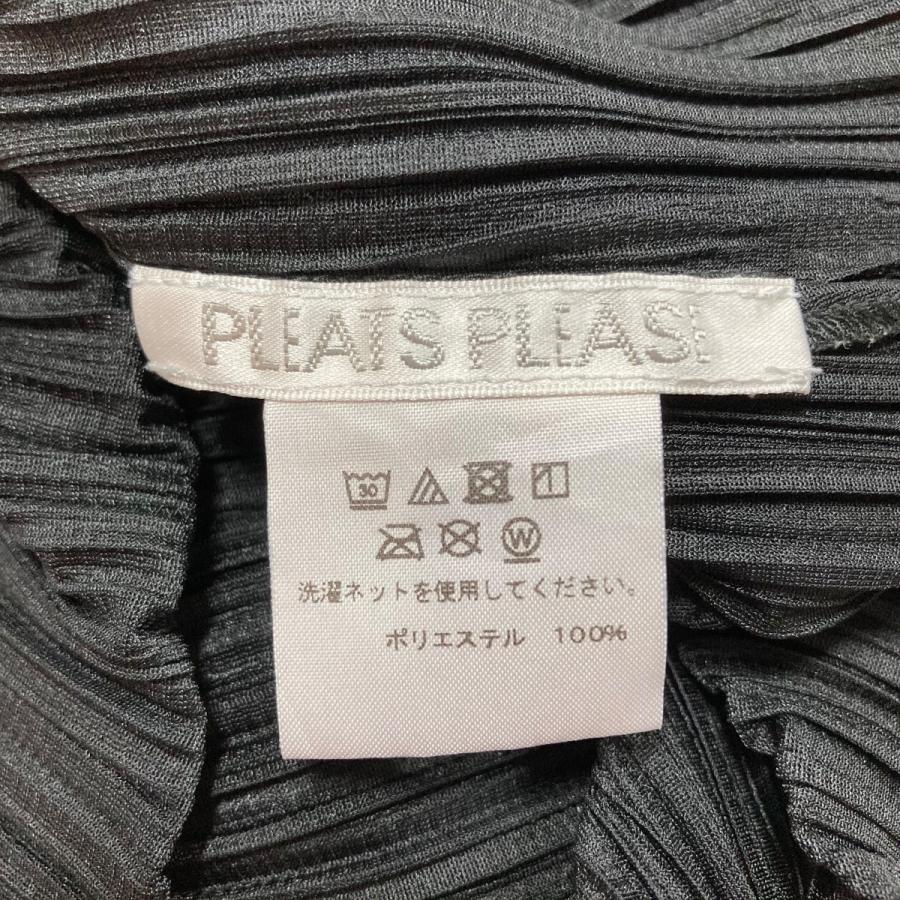 PLEATS PLEASE ブラック ワンピース サイズ4 PLEATS PLEASE Issey Miyake - Pleated Top in Black