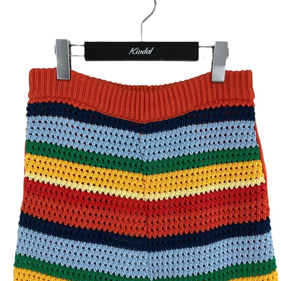 MARNI（マルニ） 【値下げ】MARNI ニットパンツ オレンジ×マルチカラー 