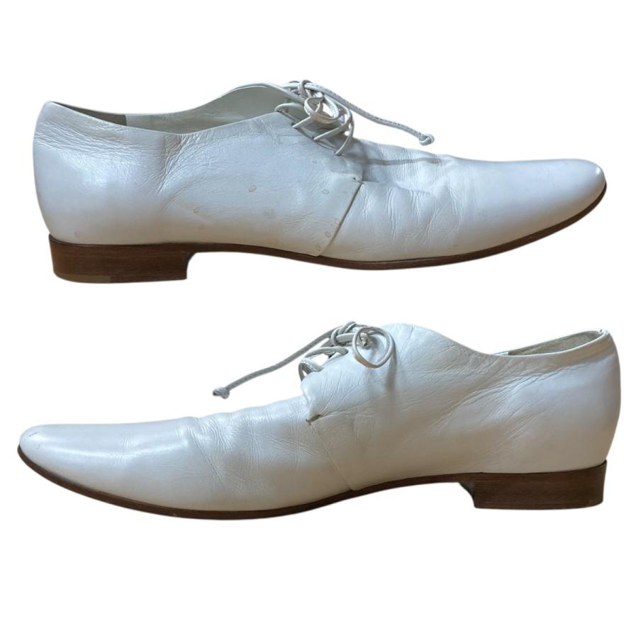 JIL SANDER アイボリー フラットシューズ 37 リュクスな素材で差がつく【ジルサンダー】の大人が買うべきフラット