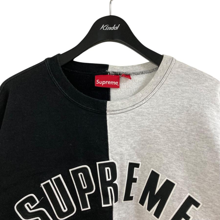 Supreme シュプリーム バイカラースウェットトレーナー ブラック