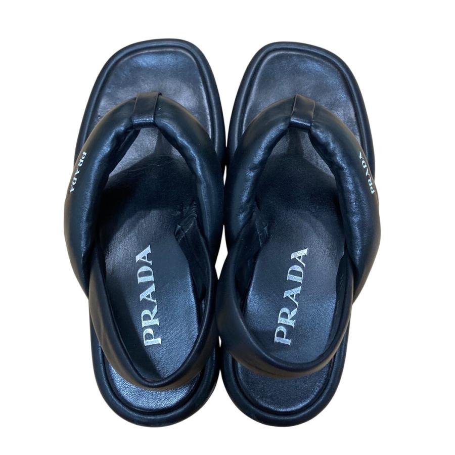 PRADA ネイビー トングサンダル PRADA ネイビー トングサンダル 36 1/2 PRADA ネイビー トングサンダル