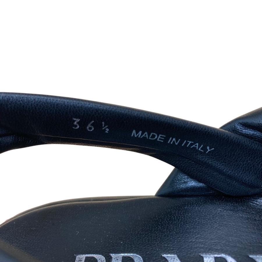 PRADA（プラダ） 【値下げ】PRADA レザー トング サンダル ブラック