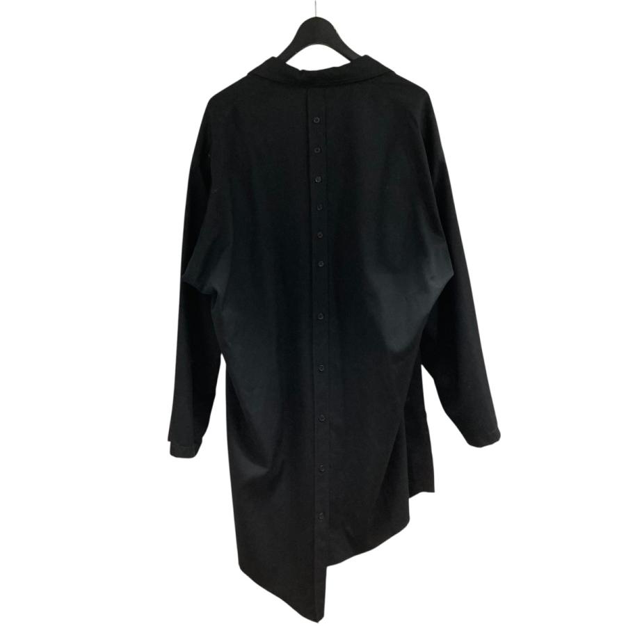 sulvam（サルバム） アシンメトリーロングジャケット ブラック サイズ
