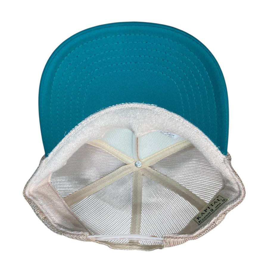 kapital 新作 キャピタルメッシュ キャップ　カーキ KAPITAL キャピタル 25SS メッシュキャップ グリーン サイズ