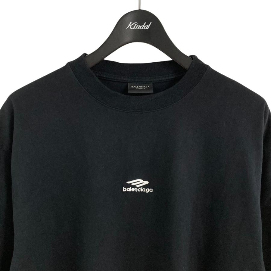 BALENCIAGA バレンシアガ ロゴTシャツ ブラック サイズ：L 