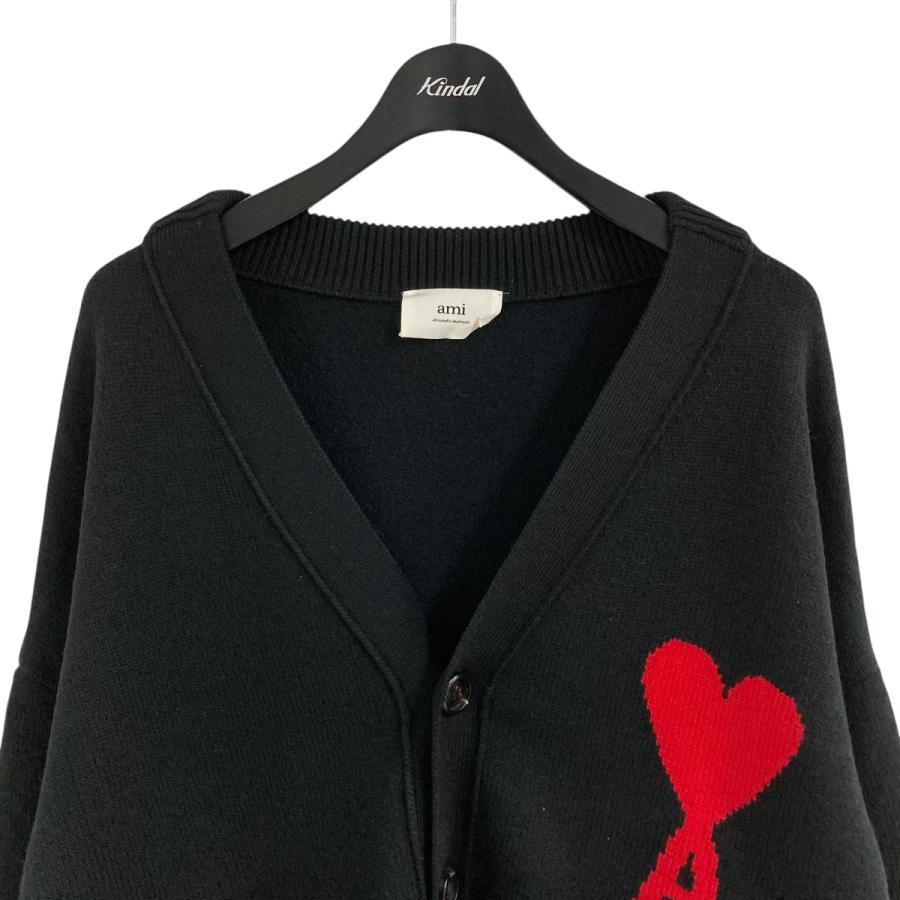 アミパリス AMI PARIS ハートカーディガン ブラック サイズ：XL