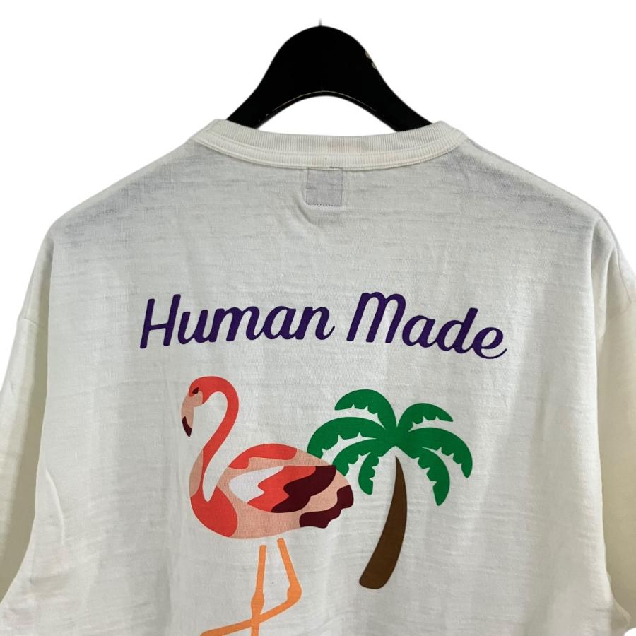 HUMAN MADE クルーネックTシャツ 白 L 両面プリント バックプリント HUMAN MADE（ヒューマンメード） ヒューマンメイド バックプリント