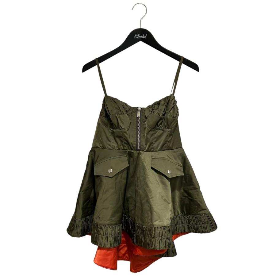 値下げ】POPPY MILITARY FLARE TUNIC MA-1ビスチェ オリーブ サイズ：F