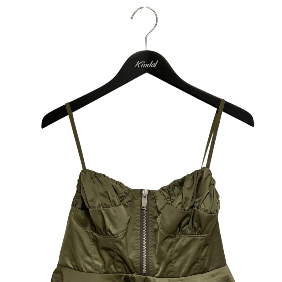 値下げ】POPPY MILITARY FLARE TUNIC MA-1ビスチェ オリーブ サイズ：F