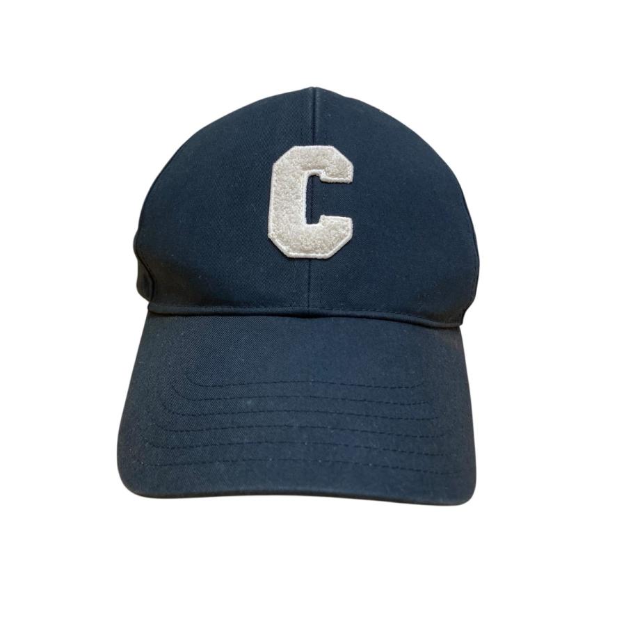 CELINE 【値下げ】CELINE Cロゴベースボールキャップ ブラック