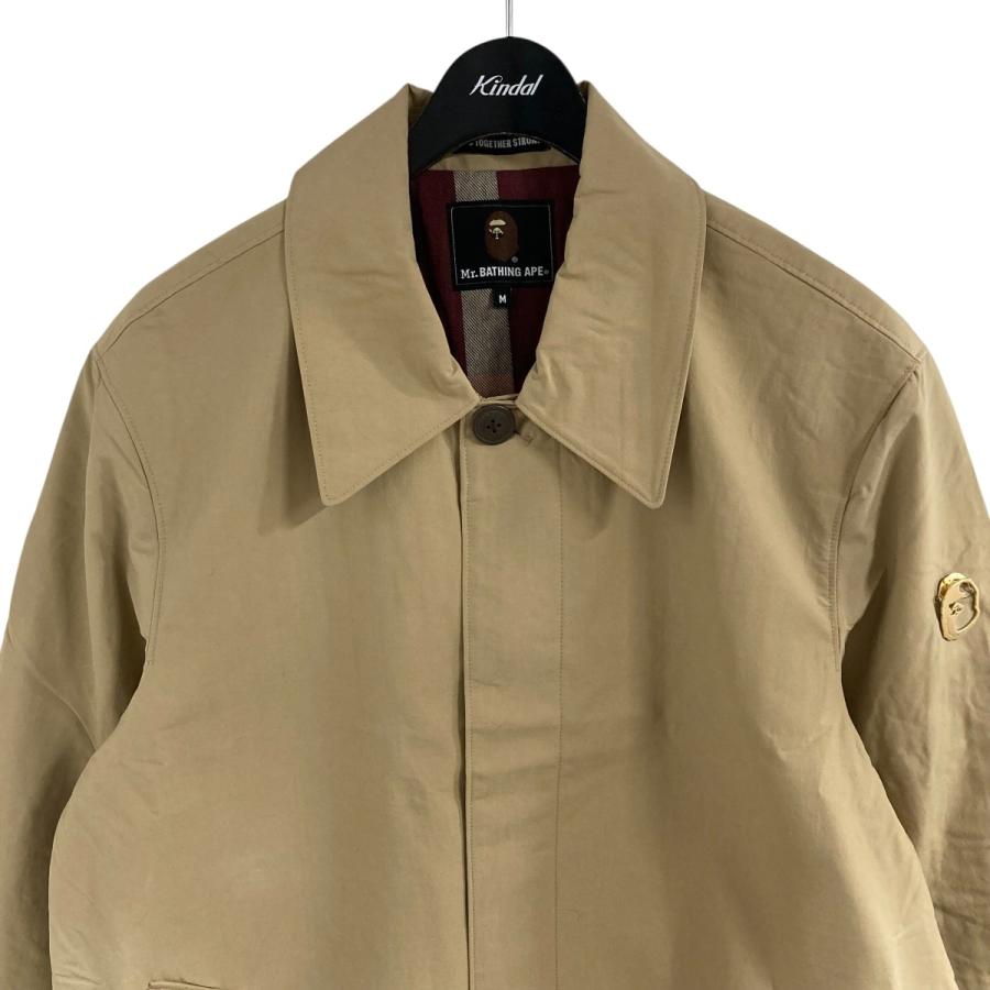【値下げ】A BATHING APE トレンチコート ベージュ サイズ：M (EC)の画像