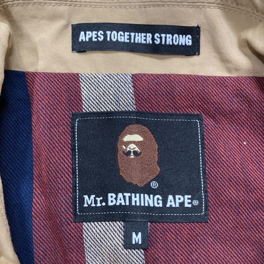 【値下げ】A BATHING APE トレンチコート ベージュ サイズ：M (EC)の画像