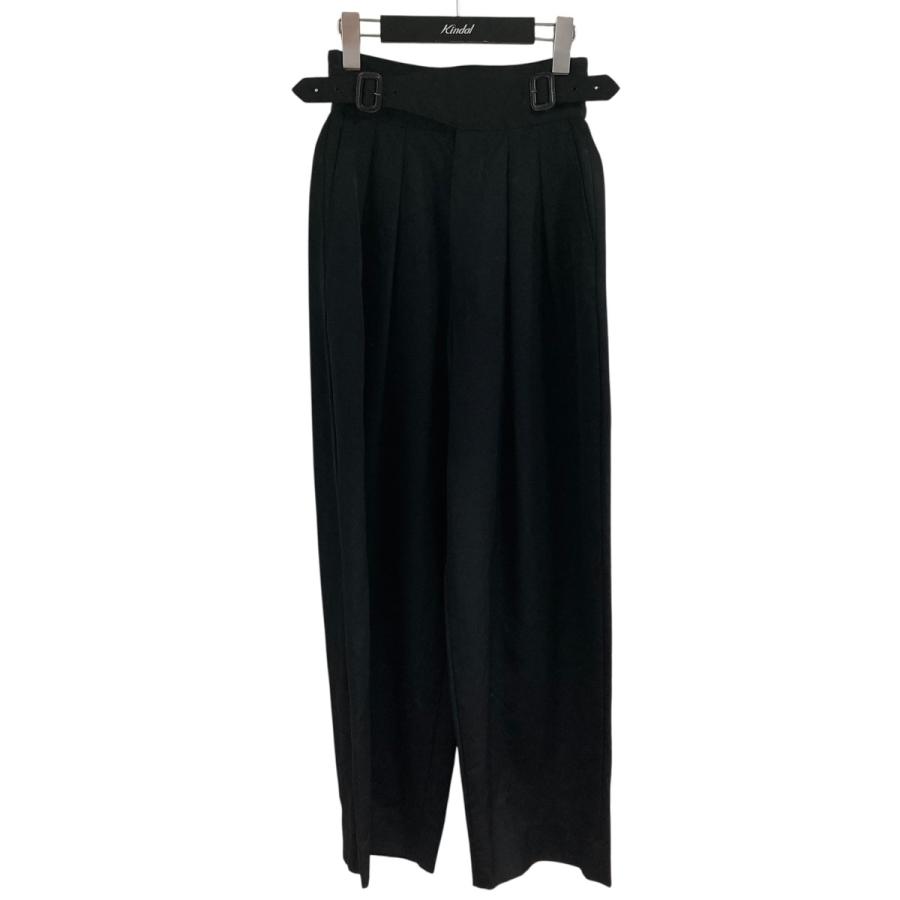 THE RERACS ブラック スラックス THE RERACS（ザ リラクス） 【値下げ】THE RERACS スラックスパンツ